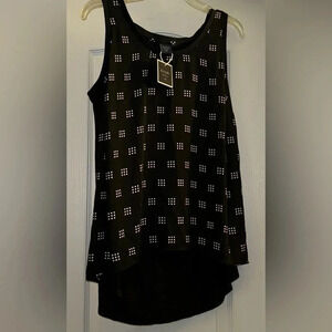 KAARI Blue Curvy Tank Top